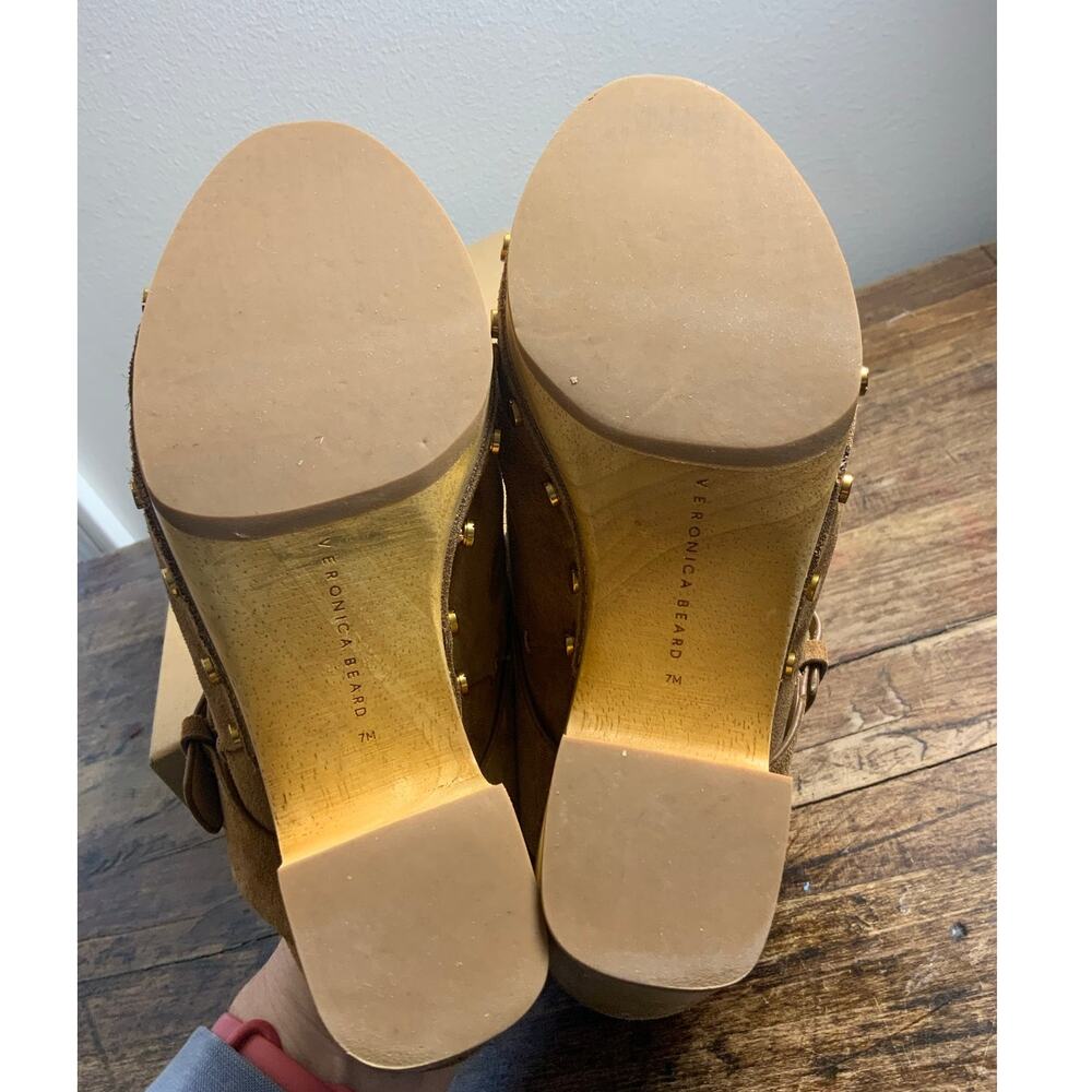 Veronica Beard Suede‎ Slip on Clogs size 7 - Picture 8 of 8